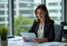 Faire croître une entreprise : stratégies efficaces et conseils pratiques Femme d'affaires confiante dans un bureau moderne