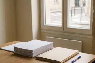 Dossier de papiers administratifs pour un divorce en France