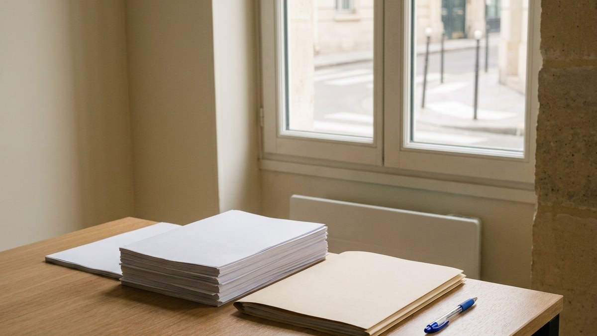 Dossier de papiers administratifs pour un divorce en France