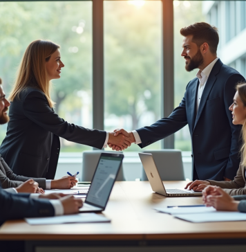 Cabinet d’audit : Comment intégrer un expert ? Nos conseils pratiques à lire ! Réunion dans un bureau moderne avec professionnels en discussion